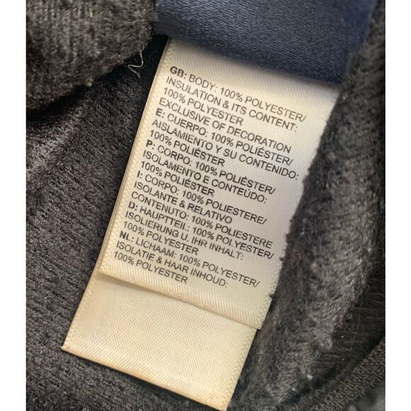 The North Face black Mossbud Insulated Reversible long PARKA JACKET COAT sz  L - Picture 10 of 10